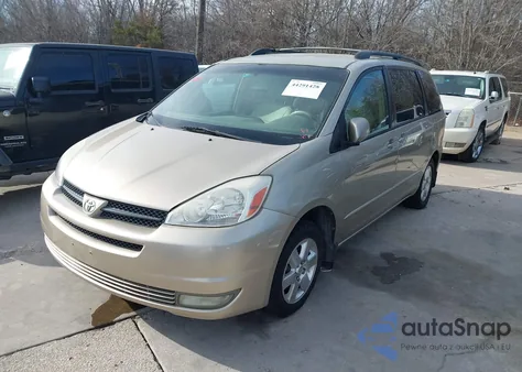 2004 Toyota Sienna Xle из США, поврежденный, VIN 5TDZA22C74S154294